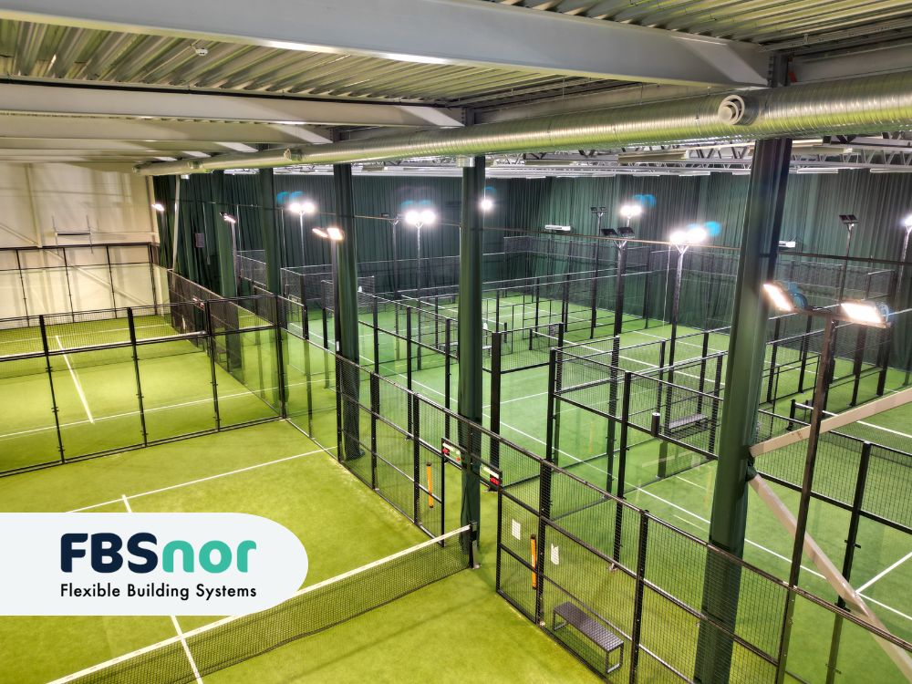 Tilbygget har gjort plass til enda flere padeltennisbaner
